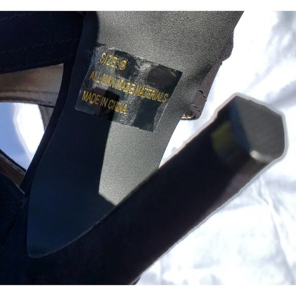 Qupid Black Platform Stiletto High Heels size 8 - Picture 8 of 8